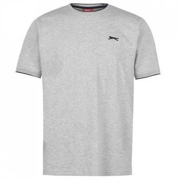 Футболка Slazenger Tipped Grey Marl, S (44) (10074491)