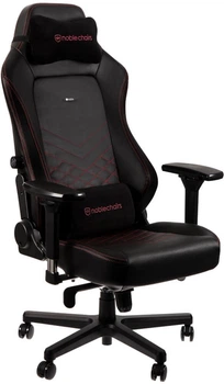 Комп'ютерне крісло для геймера Noblechairs Hero PU leather black/red (NBL-HRO-PU-BRD)