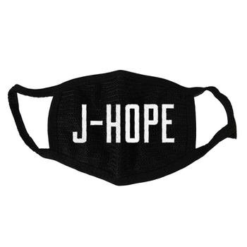 Маска тканевая Gee! Кей поп Джей Хоуп K-pop J-Hope чёрная MS 023