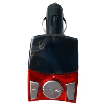Автомобильный FM модулятор 990 USB/micro SD от прикуривателя Red (av038)