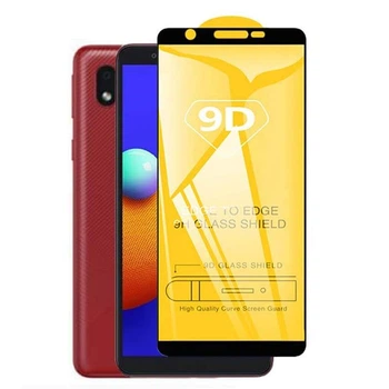 Защитное стекло TDG 9D для Samsung Galaxy A01 Core (A013) Full Glue черный 0,26 мм в упаковке