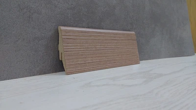 Плинтус Супер Профиль Фино Бронза 2800x55x19 Светло коричневый 1255fb
