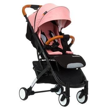 Прогулочная коляска Bene Baby D200-06 Демисезонная Розовая на Черной Раме CH200306