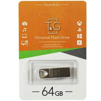 Флеш-накопитель T&G 117 Metal Series USB 3.0 — 64GB (Серебряный) (9864)