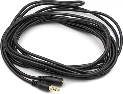 Кабель PowerPlant 3.5 мм M-F 5 м Black (CA910984)