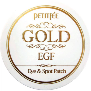 Гідрогелеві патчі для очей із золотом і EGF Petitfee Gold&EGF Eye&Spot Patch 60 шт. + 30 точкових патчів (8809239800618)