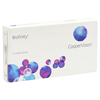 Контактные линзы CooperVision Biofinity 3 шт. -10.00 +0.00 d14.0 8.6