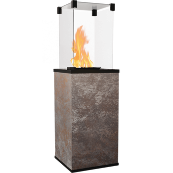 Газовий обігрівач Kratki PATIO MINI керамограніт OXIDE NERO - ручне управління
