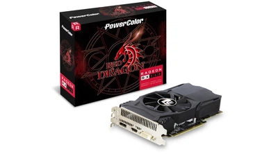 Powercolor PCI-Ex Radeon RX 560 Red Dragon OC 4GB GDDR5 (128bit) (1288/7000) (DVI, HDMI, DisplayPort) (AXRX 560 4GBD5-DH/OC) Б/У
