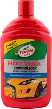 Автошампунь с воском Карнауба концентрированный Turtle Wax Zip Wax Hot 500 мл (5010322740374)