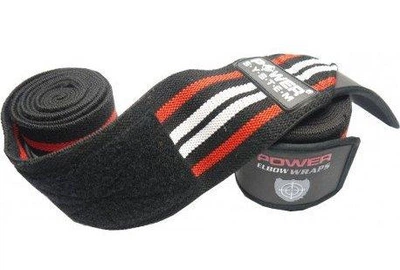 Бинти на лікоть Power System PS-3600 Elbow Wraps Red/Black(пара)