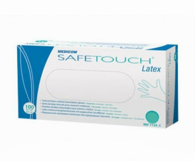 Перчатки Safe Touch E Series Medicom латексные опудренные размер XS 100 штук