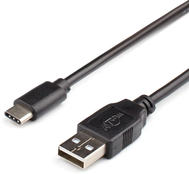 Кабель Atcom USB 2.0 - USB Type-C 1.8 м Black (6255)