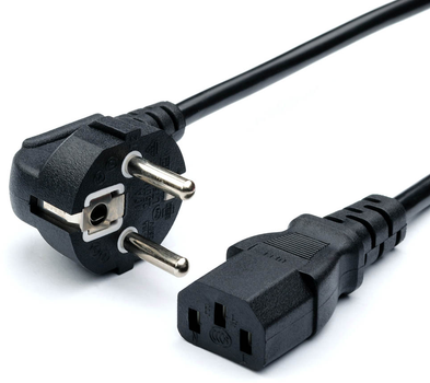 Кабель питания Atcom CEE 7/7 - IEC C13 1.8 м Black (14367)