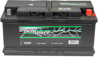 Автомобильный аккумулятор Gigawatt 83 Ah (-/+) (GW 0185758300)