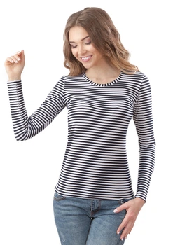 Кофти Вол (cornett) Kl 061 XL білий/т.синя смужка