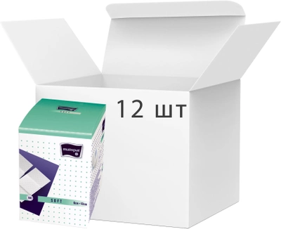 Упаковка пластырей медицинских Mаtораt Classic 6 см х 10 см 100 шт 12 пачек (5900516896423)