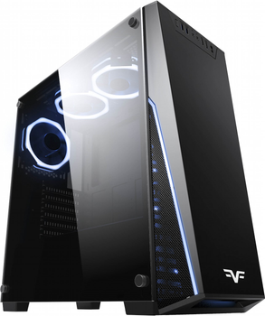 Корпус Frime Mark III Black (MarkIII-U3-GLS-3RGBF-WP)