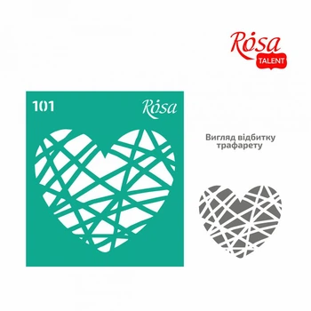 Трафарет самоклеющий Rosa Talent 9х10см №101
