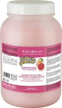 Маска Iv San Bernard для собак і кішок Pink Grapefruit для середньої шерсті з грейпфрутом і вітаміном В6 3 л (1340 NMASPO3000) (8022767041340)