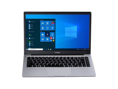 Ноутбук Prestigio SmartBook 141 C4 (PSB141C04CGP_MG_CIS); 14.1" FullHD (1920x1080) IPS LED глянцевый / AMD A4-9120e (1.5 - 2.2 ГГц) / RAM 4 ГБ / eMMC 64 ГБ / AMD Radeon R3 / без ОП / Wi-Fi / BT / веб-камера / Windows 10 Professional / 1.3 кг / серебристый