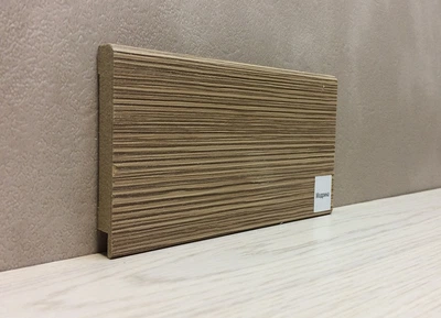 Плинтус Супер Профиль Модрина 2800x79x12,5 Серо коричневый 1279mod