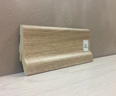 Плинтус Супер Профиль Дуб Сонома 2800x60x23 Серо коричневый 1662ds