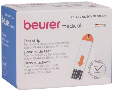 Тестовые полоски для глюкометра Beurer GL 44/50 evo (2x25)