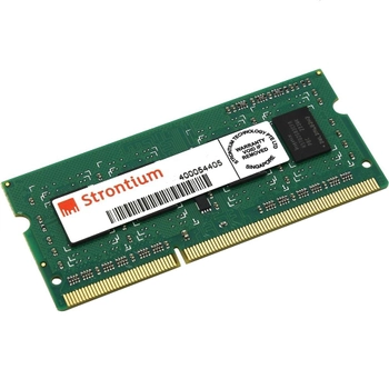 Оперативна пам'ять Strontium SODIMM DDR3 4Gb 1333MHz PC3-10600 (SRT4G86S1-H9M)