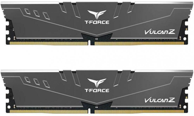 Оперативна пам'ять Team T-Force Vulcan Z DDR4-3200 16384MB PC-25600 (Kit of 2x8192) Gray (TLZGD416G3200HC16CDC01)