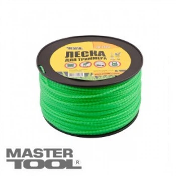 Леска для триммера MasterTool GM 2,40 мм*251 м, "крученный квадрат" (Арт.: 19-1724)