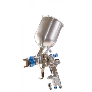 Краскопульт MasterTool GM HVLP ВБ 600 мл, алюминий, Ø 1,4 мм, 150-220 л/мин, 3-4 бар (Арт.: 80-8905)