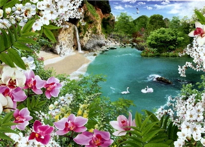 Фотообои Танго втроём бумага ArtDecor 194x134 см
