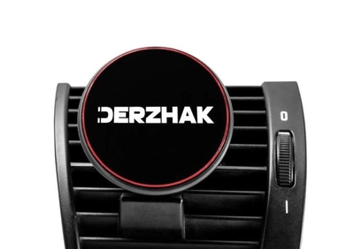 Магнитный держатель с беспроводной зарядкой QI Derzhak V1 Черный (124)