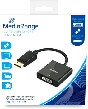 Adapter MediaRange DVI-I to DisplayPort (4260459615750)