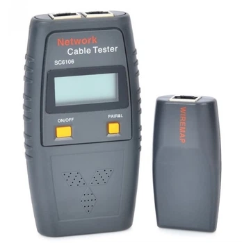Кабельный тестер витой пары MASTER SC-6106, RJ-45 с возможностью поиска обрыва