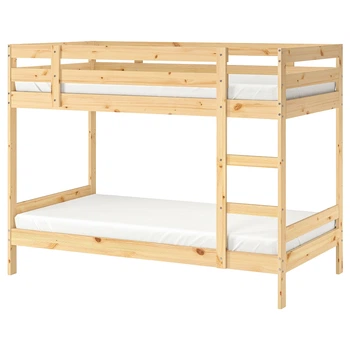 Каркас кровати двухъярусной IKEA MYDAL сосна 001.024.52