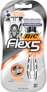 Бритва BIC Flex 5 Dispo 3 шт. (3086123492868)