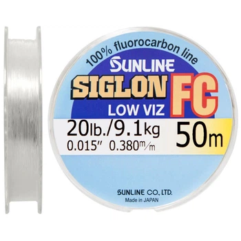 Флюорокарбон Sunline Siglon FC 50m 0.38мм 9.1кг повідковий (1658.01.44)