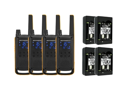 Комплект раций Motorola T82 EXT QUAD Tourism (T82_EXT_QUAD_Tourism)