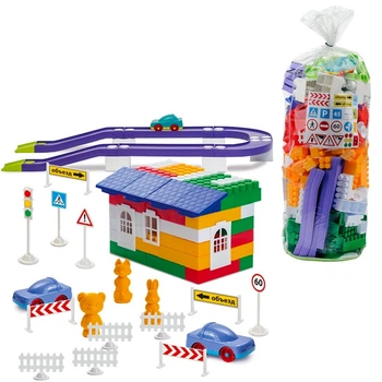 Пластиковый конструктор Colorplast Лидер №6 250дет. (1-055)