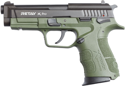 Пистолет стартовый Retay XPro 9 мм Оливковый (11950807)