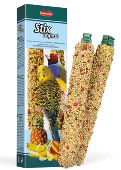 Padovan STIX TROPICAL Дополнительный корм для волнистых попугаев и маленьких экзотических птиц, 60 г