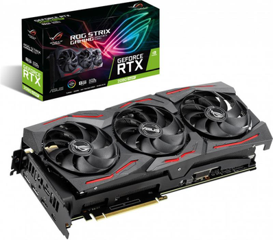 Видеокарта GF RTX 2080 Super 8GB GDDR6 ROG Strix Gaming Asus (ROG-STRIX-RTX2080S-8G-GAMING)