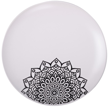 Тарелка десертная Limited Edition Kora круглая 20.5 см Белая (JH2068-2)