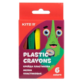 Мел пластиковый Kite Jolliers 6 цветов K19-072-6, 41015