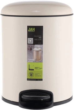 Відро для сміття JAH з педаллю 4 л Бежеве (6312Kmd)