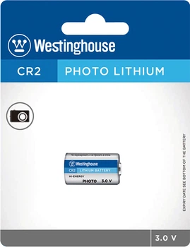 Литиевая батарейка Westinghouse Lithium CR2 1 шт (0889554005514)