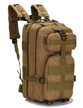 Тактический штурмовой военный городской рюкзак ForTactic 23-25 литров Кайот