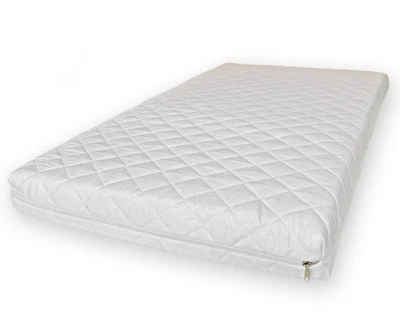 Матрас QSLEEP Детский Стандарт жаккард ромб бесклеевой 60х120 см белый (001)